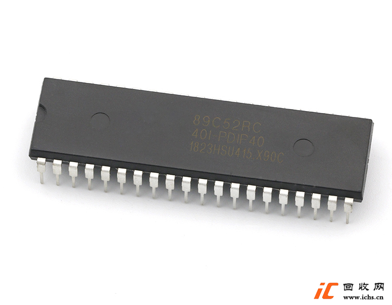 回收单片机IC芯片STC89C52RC-40I-PDIP40直插DIP40